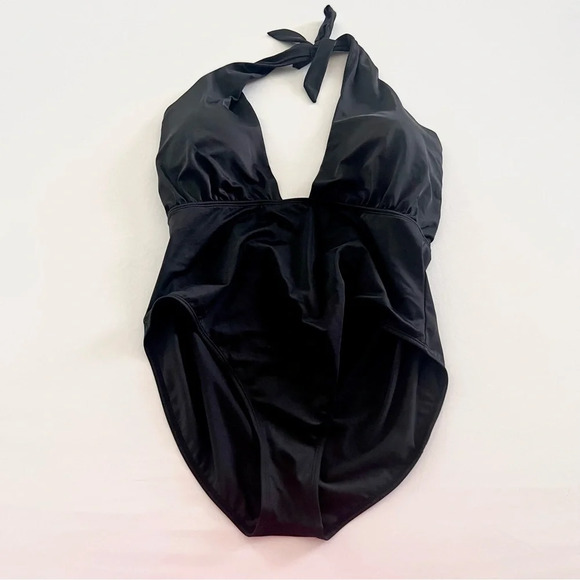 beach betty Other - NWT Beach Betty Black Halter One Piece Swimsuit